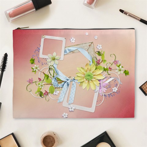 For Mother Cosmetic Bag (xl) By Elena Petrova Front