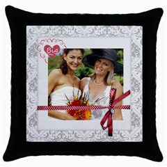 Our wedding - Throw Pillow Case (Black) Our wedding - Throw Pillow Case (Black)