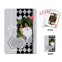 our wedding - Playing Cards Single Design (Rectangle) our wedding - Playing Cards Single Design (Rectangle)