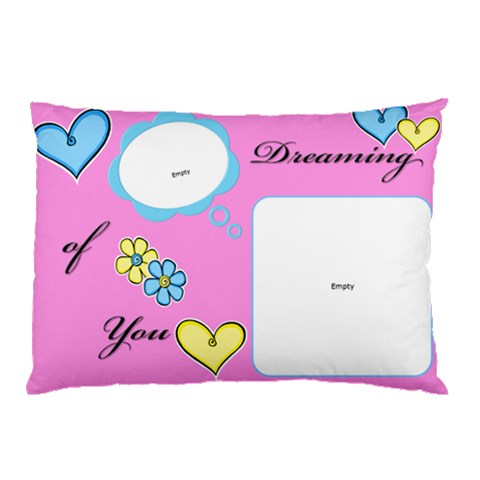 Pet Pillow By Irene Ng 26.62 x18.9  Pillow Case