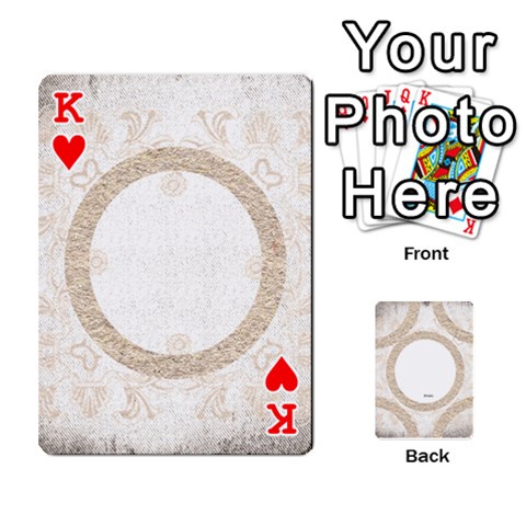 King Kiss  54 Playing Cards By Catvinnat Front - HeartK