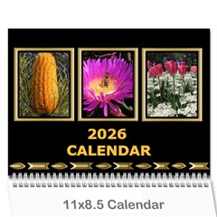 Black And Gold (any Year) 2026 Calendar
