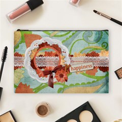 Floral Breeze-Custom Cosmetic Bag (L)  - Cosmetic Bag (Large)