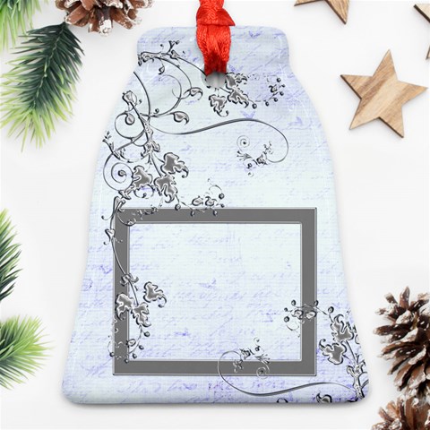 Wedding Favour Bell Ornament Double Sided By Catvinnat Back