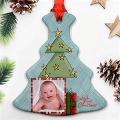 Baby s First Christmas Single Sided Tree Ornament - Ornament (Christmas Tree) 