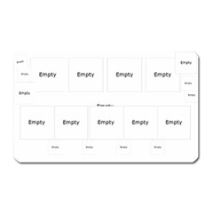 9 picture rectangle magnet - Magnet (Rectangular)