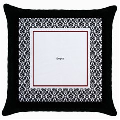 elvis 2 - Throw Pillow Case (Black)