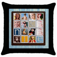 kids collection (5 styles) - Throw Pillow Case (Black) kids collection (5 styles) - Throw Pillow Case (Black)