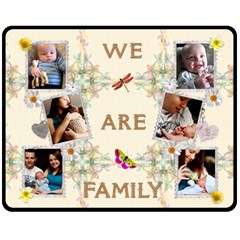 We Are Family Medium Fleece Blanket - 60  x 50  Fleece Blanket (Medium)