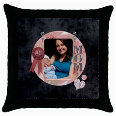 #1 Mom Throw Pillow Case (5 styles) - Throw Pillow Case (Black) #1 Mom Throw Pillow Case (5 styles) - Throw Pillow Case (Black)