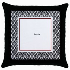 loon6 - Throw Pillow Case (Black)