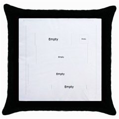 dad - Throw Pillow Case (Black) dad - Throw Pillow Case (Black)