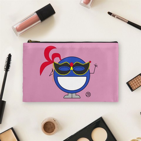 Masquerade Cosmetics Bag (medium) By Giggles Corp Front