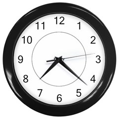 Dad Black Wall Clock