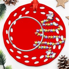 Cristmas tree ornament 1s - Ornament (Round Filigree) Cristmas tree ornament 1s - Ornament (Round Filigree)