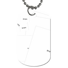 Spring flower floral yellow dog tag - Dog Tag (One Side) Spring flower floral yellow dog tag - Dog Tag (One Side)