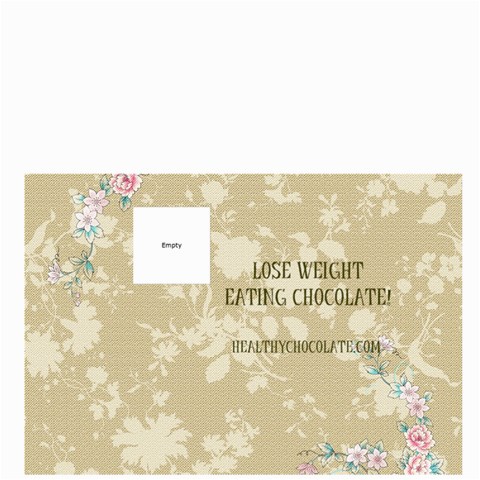 Xocai Taupe Floral Bag  By Lynette Henk Front