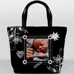 Beautiful Black Love Bucket Bag
