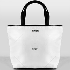 Elegant Black & White Bucket Bag Elegant Black & White Bucket Bag