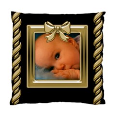 Black and Gold Cushion (2 sided) (5 styles) - Standard Cushion Case (Two Sides) Black and Gold Cushion (2 sided) (5 styles) - Standard Cushion Case (Two Sides)