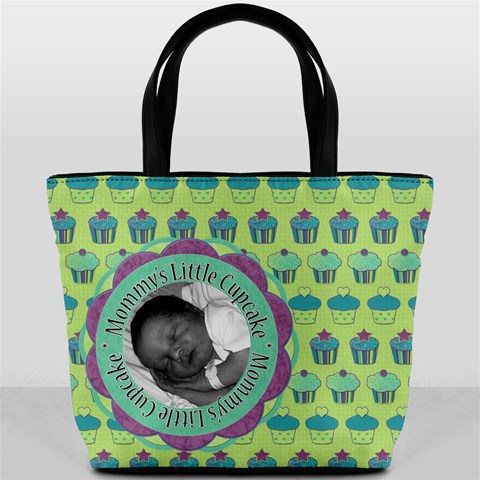 Mommy s Little Cupcake Bucket Bag By Klh Back