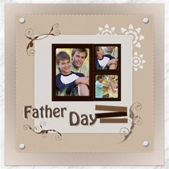 father - Canvas 12  x 12 