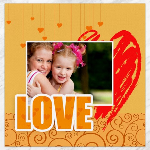 Love By Joely 11.4 x11.56  Canvas - 1