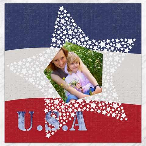 Usa By Joely 11.4 x11.56  Canvas - 1