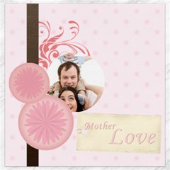 mother love - Canvas 12  x 12 