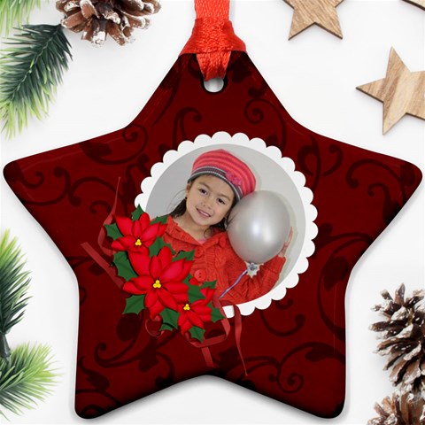 Ornament Star6 By Jennyl Front