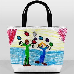 Rebekah Clown Canvas Bag - Bucket Bag