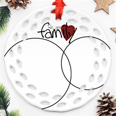 Round Filigree Family - Ornament (Round Filigree)
