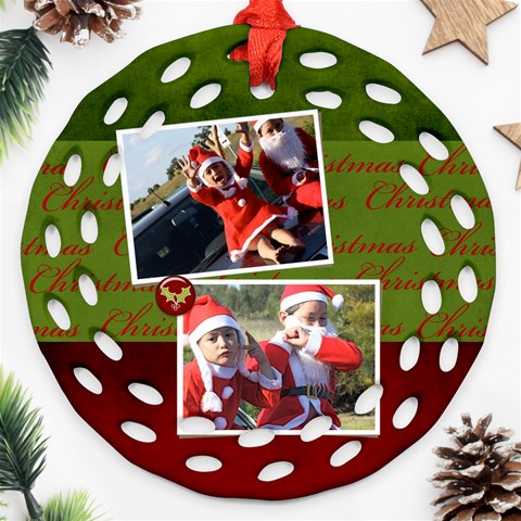 Round Filigree Ornament 3 By Jennyl Front