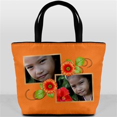 Bucket Bag- Orange Twist Bucket Bag- Orange Twist