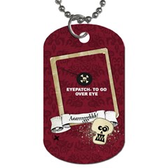 PIRATE- Dog Tag (2 sides) with eyepatch - Dog Tag (Two Sides) PIRATE- Dog Tag (2 sides) with eyepatch - Dog Tag (Two Sides)