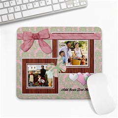 Pink Girl Photo Mousepad - Large Mousepad