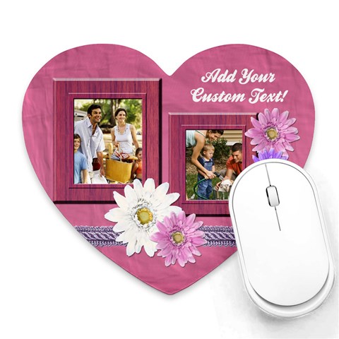 Pink Daisies Photo Mousepad By Angela Front