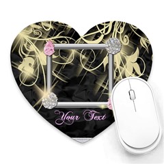 Bling Jewels Photo Mousepad - Heart Mousepad