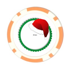 Santa Hat/ Christmas- Poker Chip