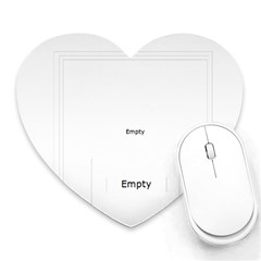 wedding - Heart Mousepad