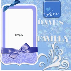 Daves Family - ScrapBook Page 8  x 8 