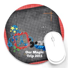 Magic Trip/vacation-round Mousepad