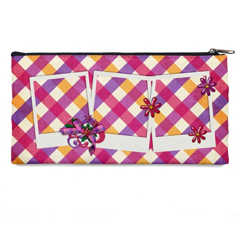 Plaid/flowers Back