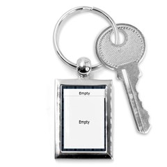Happy Rectangle Key Chain