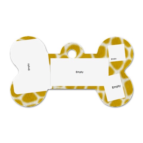 Peanut Dog Tag By April Front