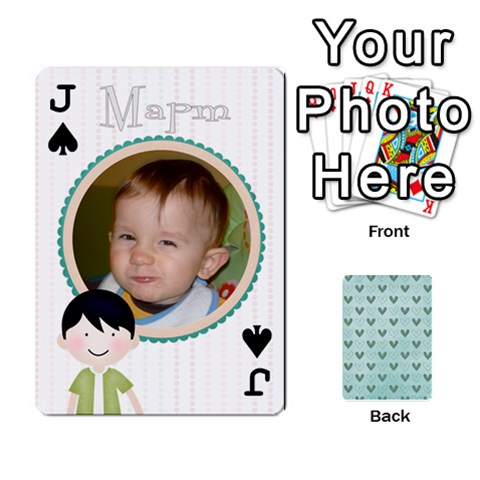 Jack Cards Sugar Valentines By Boryana Mihaylova Front - SpadeJ