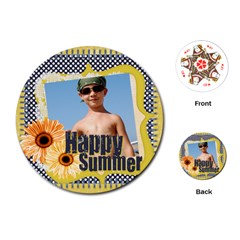 happy summer - Playing Cards Single Design (Round) happy summer - Playing Cards Single Design (Round)