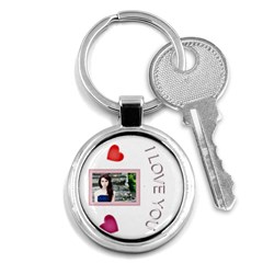 I love you - Key Chain (Round)