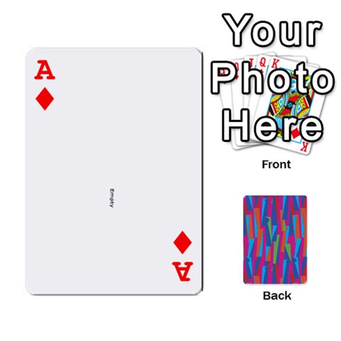 Ace Photo Playing Cards By Lou Fazio Front - DiamondA