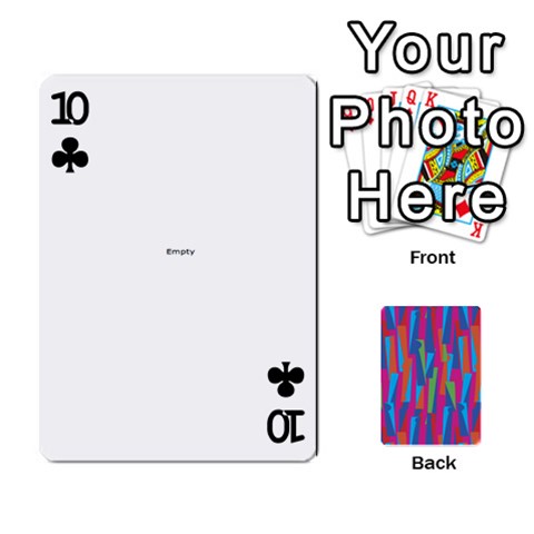 Photo Playing Cards By Lou Fazio Front - Club10